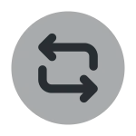 Repeat Circle SVG Icon